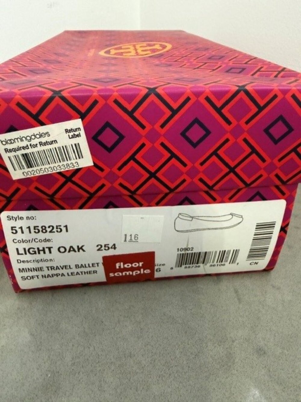 NIB Tory Burch Minnie Travel Ballet Flats - Picture 2 of 5